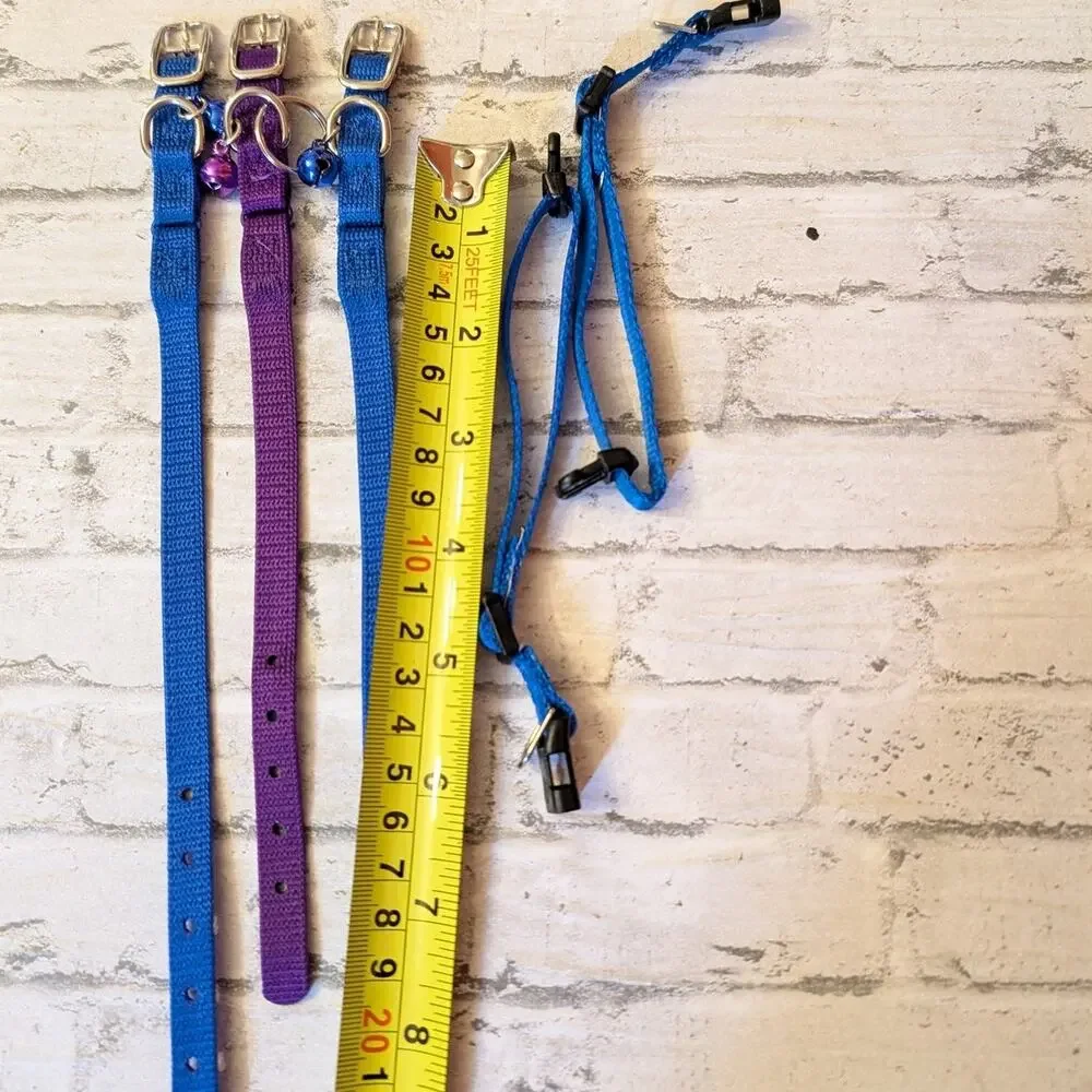 Five Cat Collars , Some with Bell